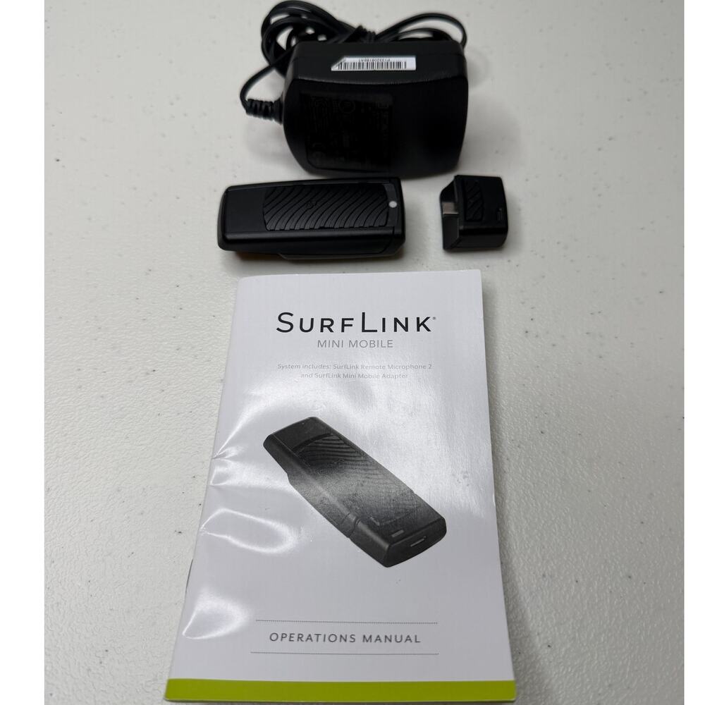 Starkey Surflink Mini Mobile Remote Microphone 2 Mini Mobile Adapter & Charger